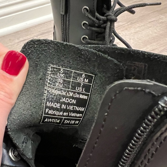 Dr Martens Jaden Smooth Leather Platform Boots - Picture 8 of 8